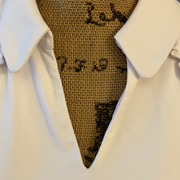 Lilly Pulitzer White Sleeveless Blouse Luxethics!! - Picture 9 of 10